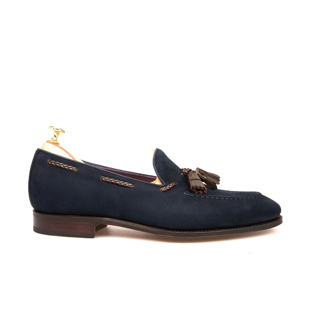 Height Increasing Blue Suede Warwick Loafers sold by Costoso Italiano product image thumbnail 2