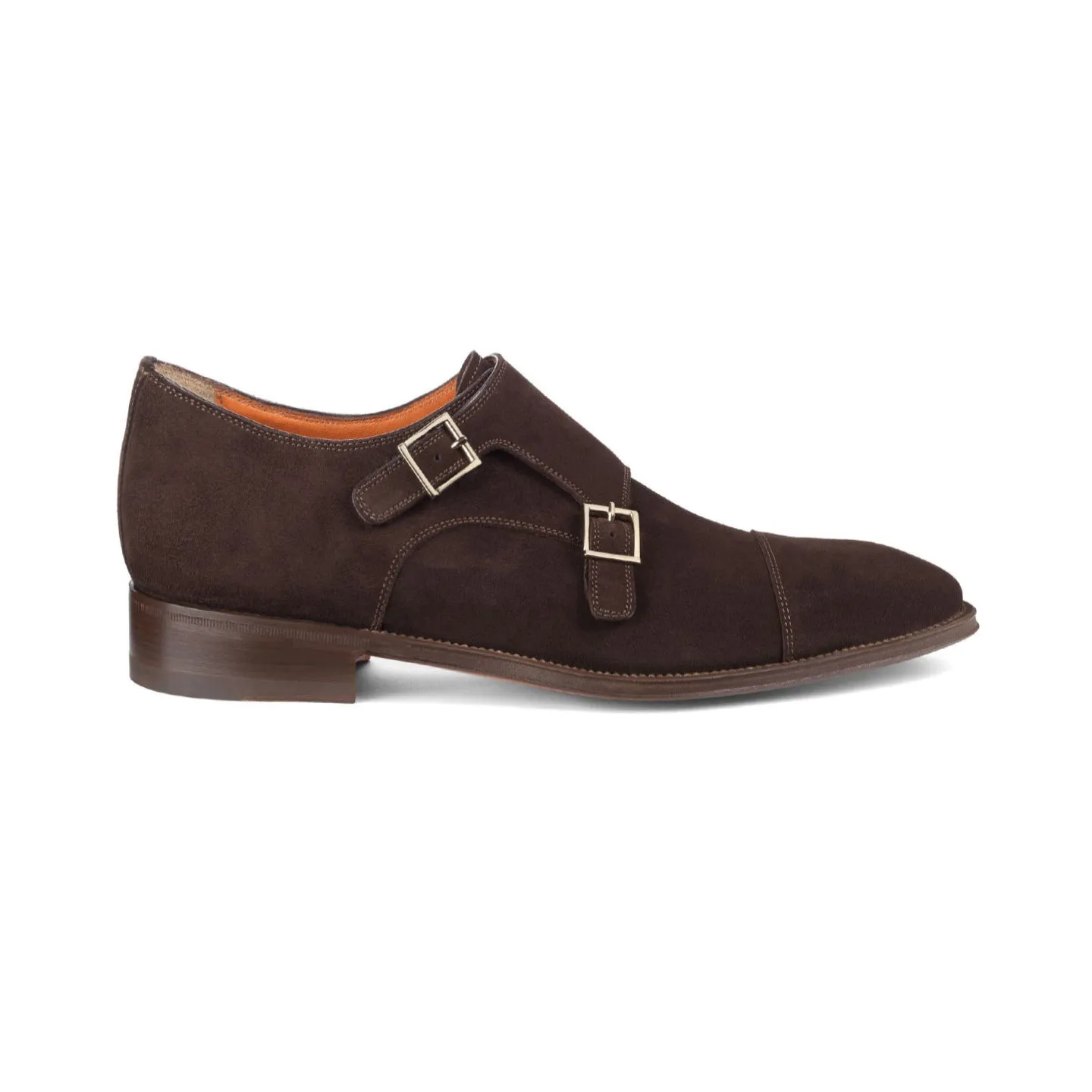 Height Increasing Brown Suede Castle Monk Straps sold by Costoso Italiano product image thumbnail 3
