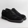 Black Suede Leather Iacopo With Thick Sole Oxford sold by Costoso Italiano