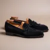 Black Suede Leather Yukon Loafers sold by Costoso Italiano