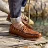 Brown Marco Boat Shoes with Honey Sole sold by Costoso Italiano