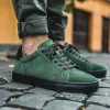 Green Suede Patrizio Lace Up Sneakers sold by Costoso Italiano