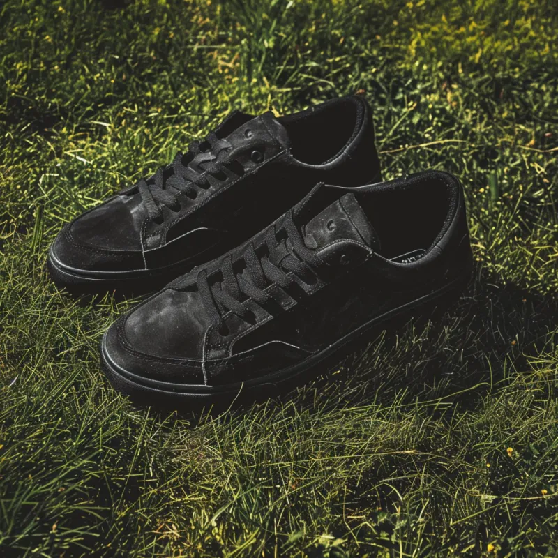 Black Nubuck Leather Ferruccio Sneakers sold by Costoso Italiano