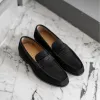 Black Nubuck Leather Davide Loafer sold by Costoso Italiano