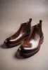 Brown Leather Grayson Chelsea Boot sold by Costoso Italiano