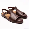 Brown Velvet Peshawari Loafers | Wedding Shoes for Groom | Shoes for Haldi Mehendi Sangeet sold by Costoso Italiano
