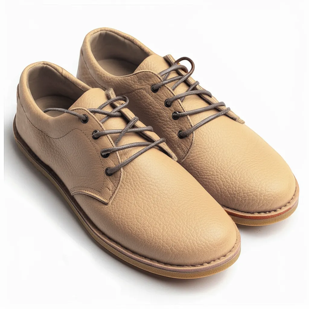 Blue Milled Leather Divino Barefoot Sneakers sold by Costoso Italiano