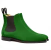 Green Suede Leather Celso Chelsea Boot sold by Costoso Italiano