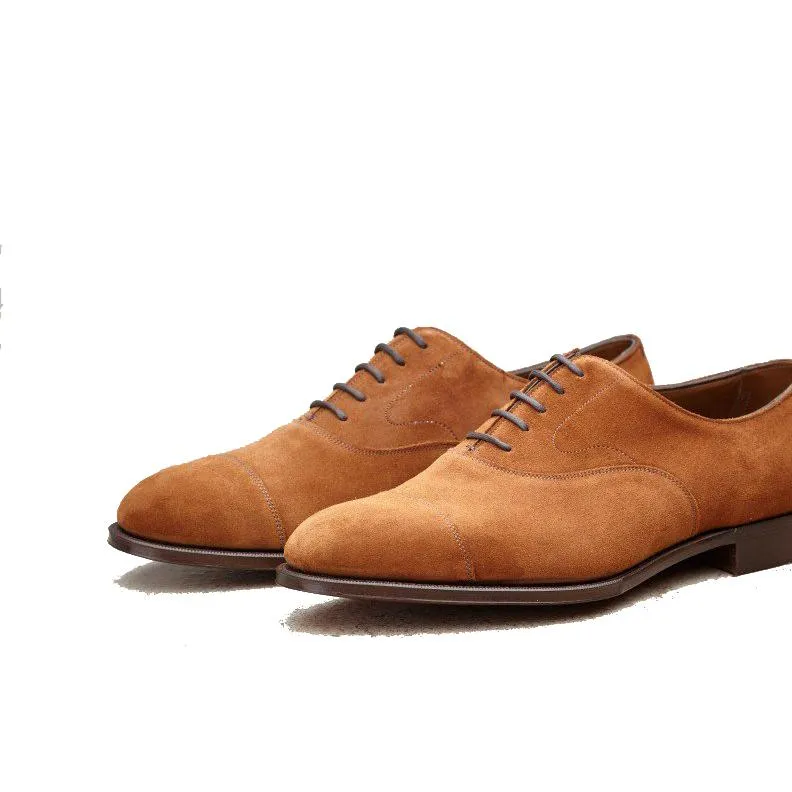 Flat Feet Shoes - Tan Suede Ruxley Oxfords with Arch Support sold by Costoso Italiano product image thumbnail 3