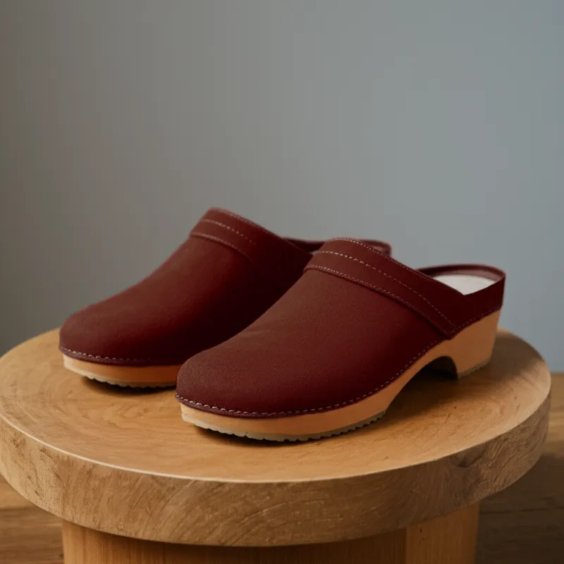 Brown Suede Leather Celeste Calm Mule Loafers - Summer 2024 Collection sold by Costoso Italiano