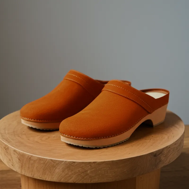 Tan Suede Leather Celeste Calm Mule Loafers - Summer 2024 Collection sold by Costoso Italiano