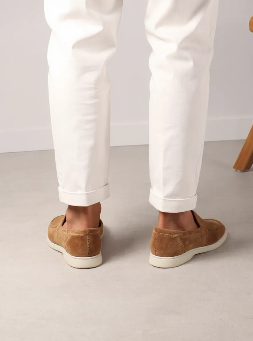 Tan Suede Georgia Yatch Loafers - ITALIAN AW26 sold by Costoso Italiano product image thumbnail 2