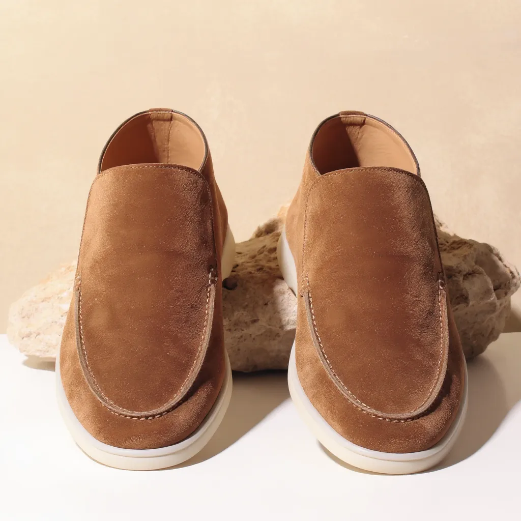Tan Suede Leather Ronald City Half Boots - ITALIAN AW26 sold by Costoso Italiano product image thumbnail 2