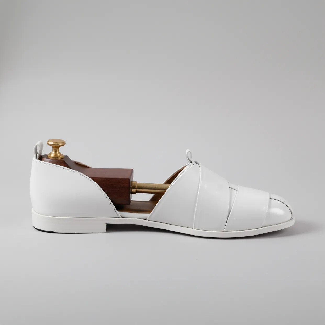 Burgundy Leather Tana Peshawari Loafers | Wedding Shoes for Groom | Shoes for Haldi Mehendi Sangeet sold by Costoso Italiano product image thumbnail 4