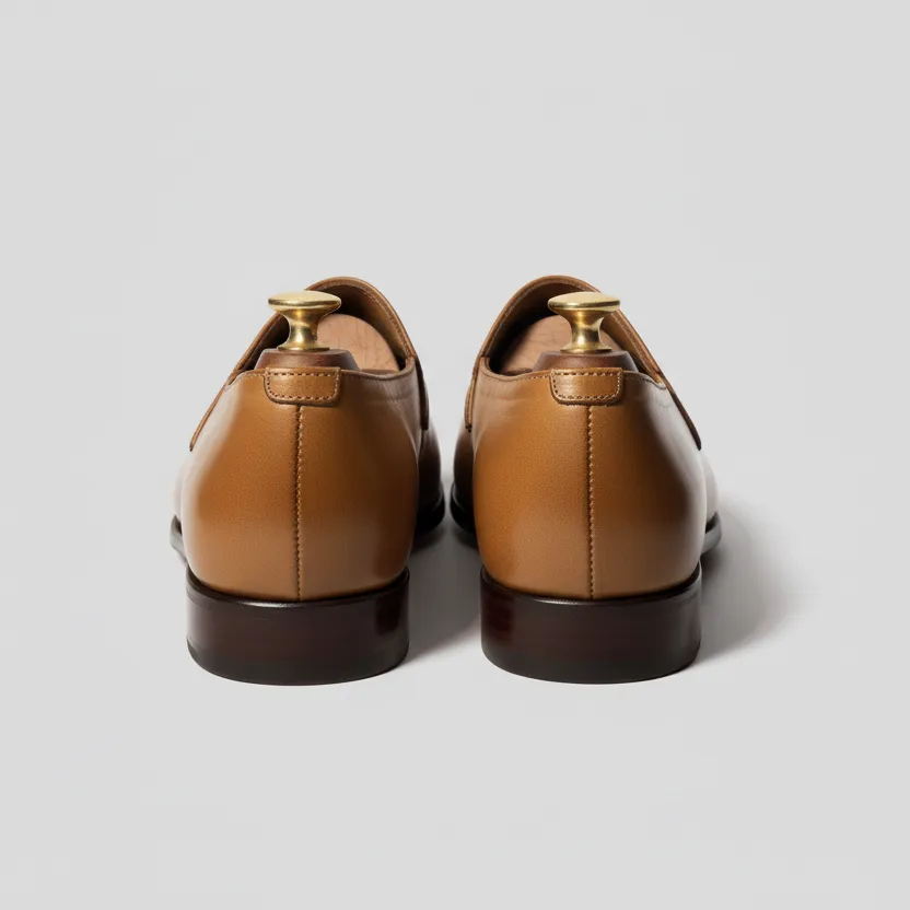 Tan Leather Tana Embroidered Peshawari Loafers | Wedding Shoes for Groom | Shoes for Haldi Mehendi Sangeet sold by Costoso Italiano product image thumbnail 4