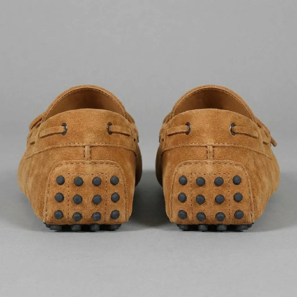 Tan Suede Ophelia Driving Loafers - AW24 sold by Costoso Italiano product image thumbnail 4