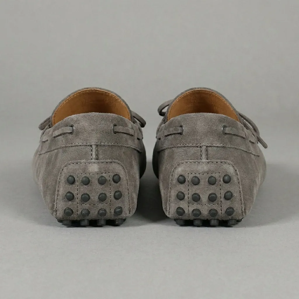 Grey Suede Ophelia Driving Loafers - AW24 sold by Costoso Italiano product image thumbnail 3