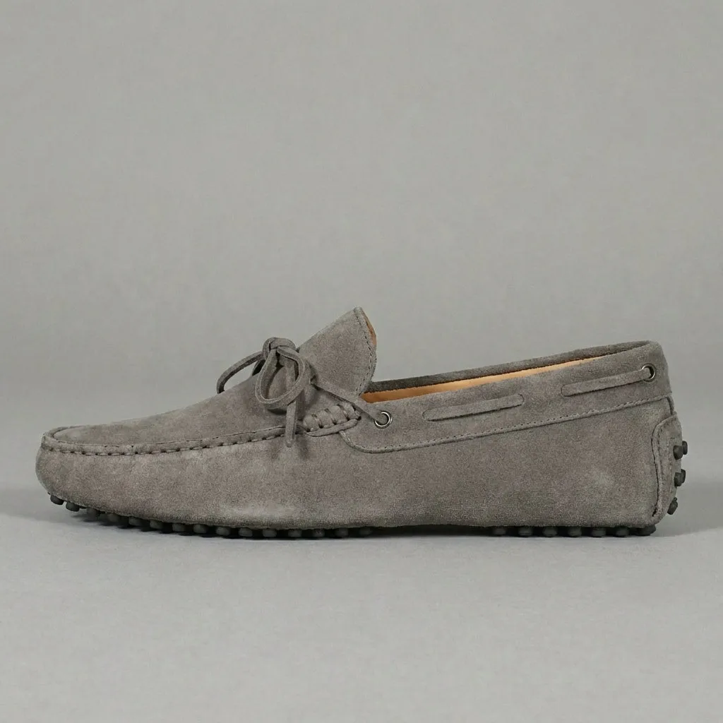 Grey Suede Ophelia Driving Loafers - AW24 sold by Costoso Italiano product image thumbnail 4