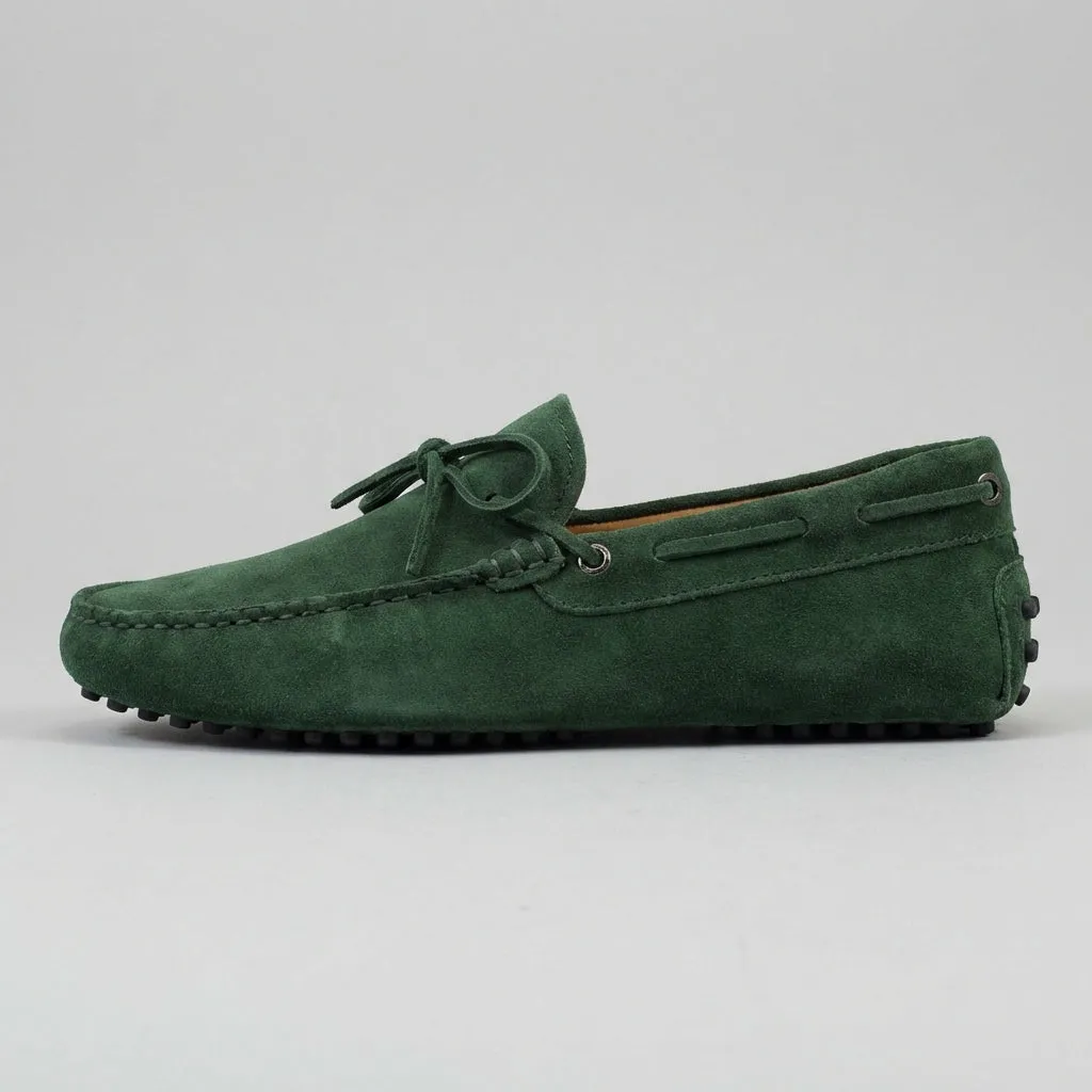 Green Suede Ophelia Driving Loafers - AW24 sold by Costoso Italiano product image thumbnail 3
