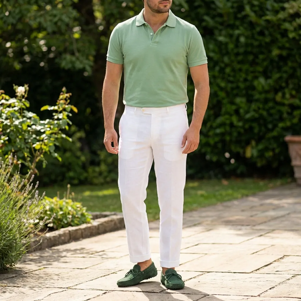 Green Suede Ophelia Driving Loafers - AW24 sold by Costoso Italiano product image thumbnail 5