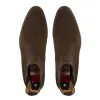 Height Increasing Brown Suede Fenland Slip On Chelsea Boots sold by Costoso Italiano
