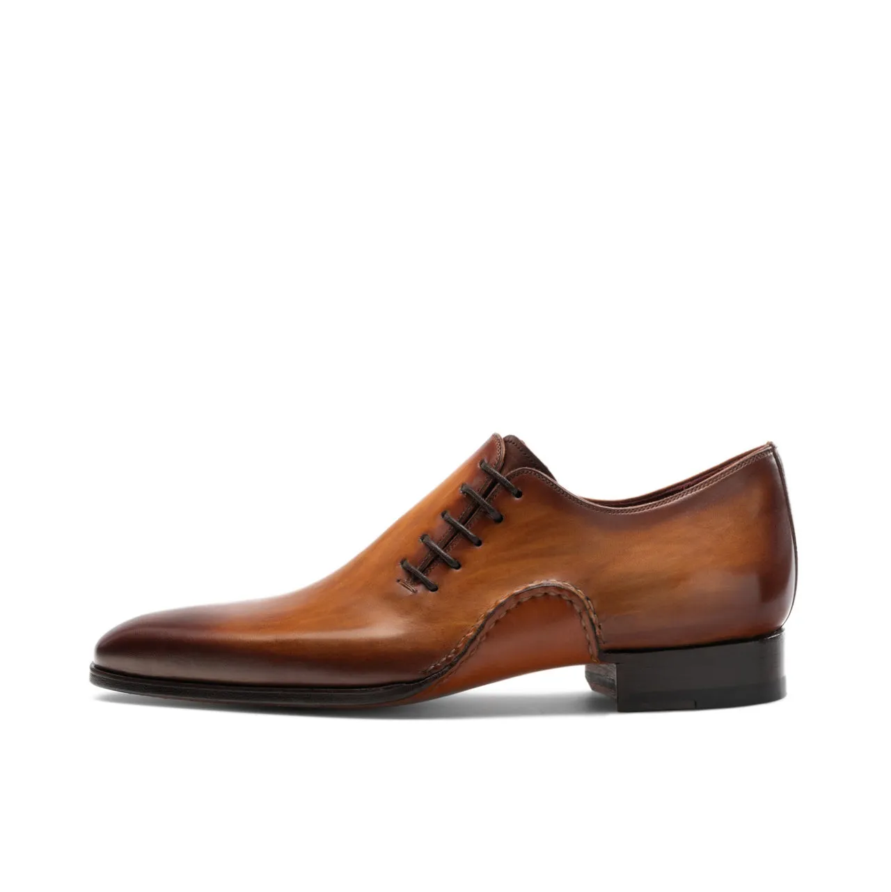 Height Increasing Black Leather Balranald Oxfords Shoes sold by Costoso Italiano product image thumbnail 3