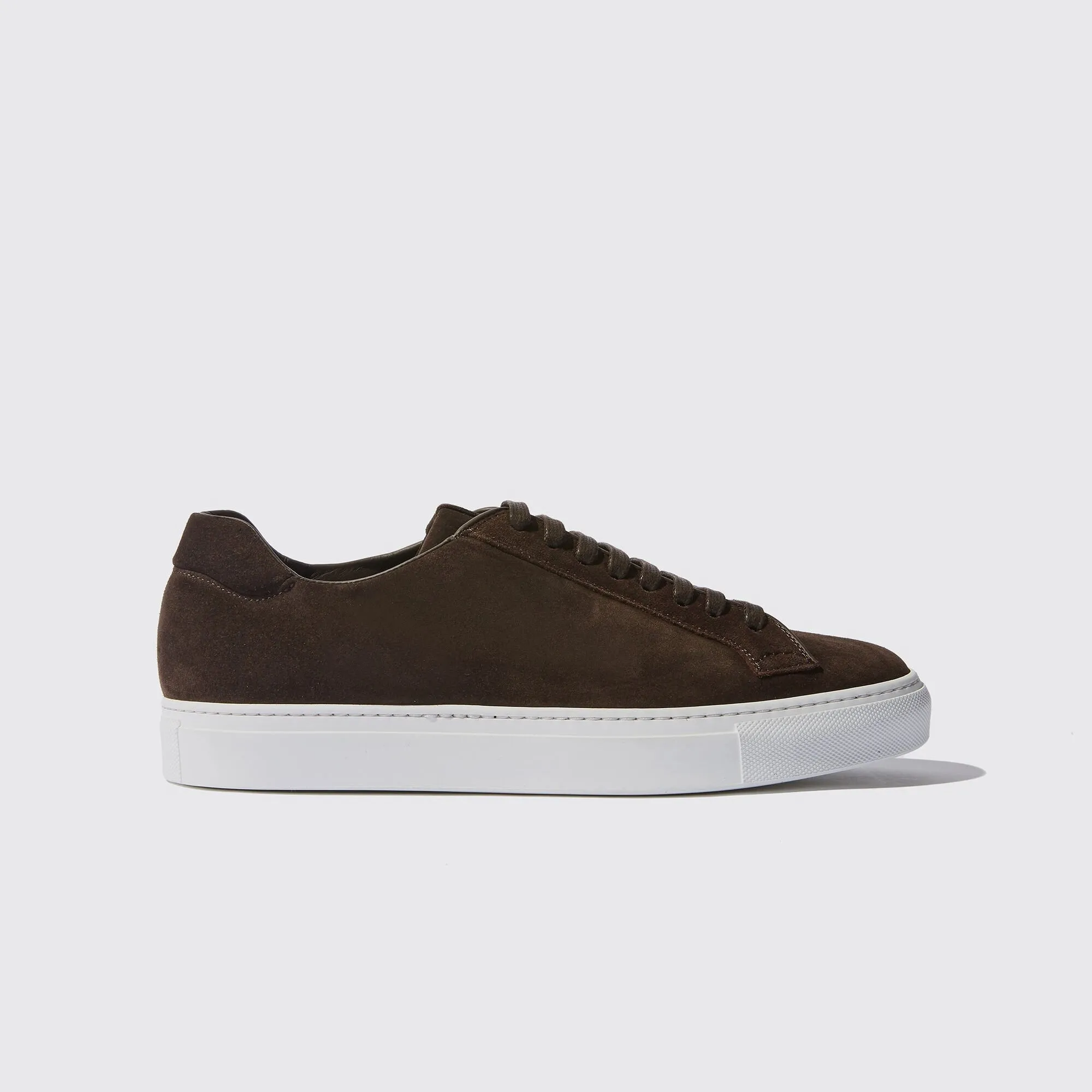 Brown Suede Logan Lace Up Sneakers - AW24 sold by Costoso Italiano product image thumbnail 2