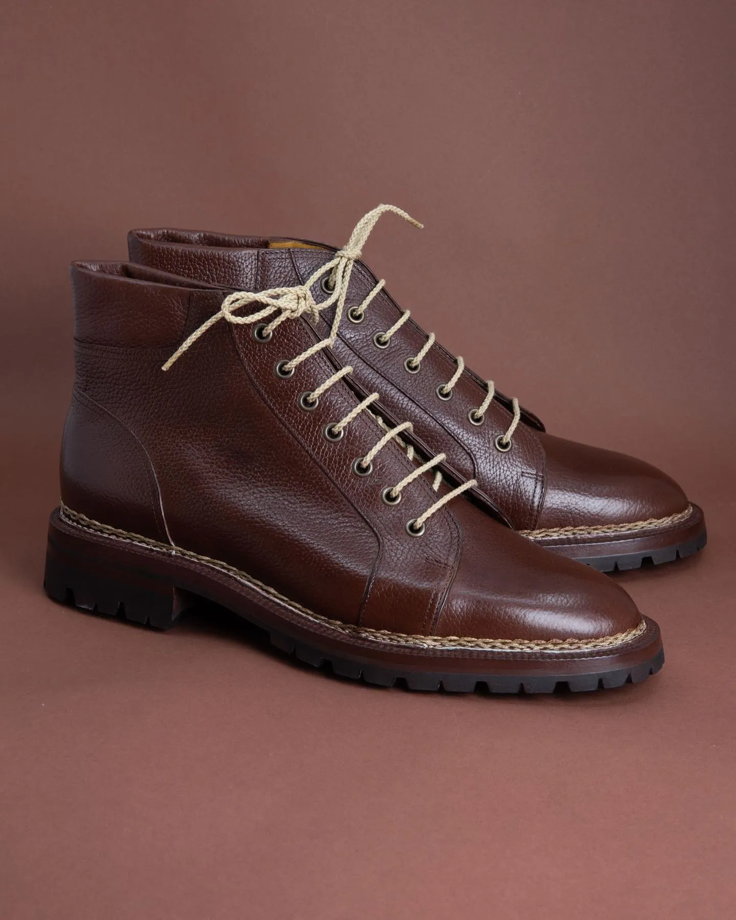 Tan Leather Downtown Dynamos Fylde Lace Up Chukka Boots sold by Costoso Italiano product image thumbnail 3