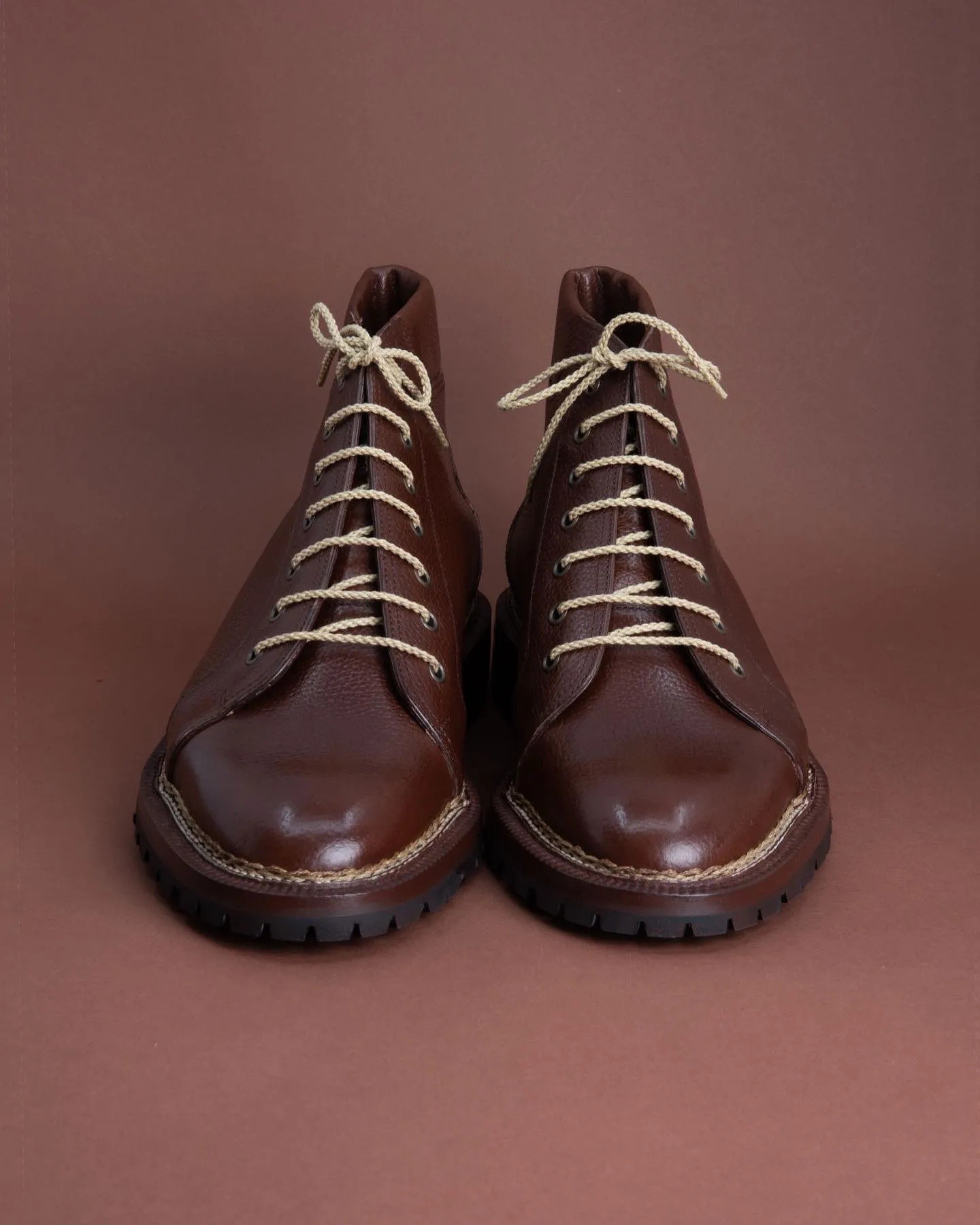Tan Leather Downtown Dynamos Fylde Lace Up Chukka Boots sold by Costoso Italiano product image thumbnail 2