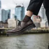 Brown Leather Adonis Chunky Derby Shoes - SS23 sold by Costoso Italiano