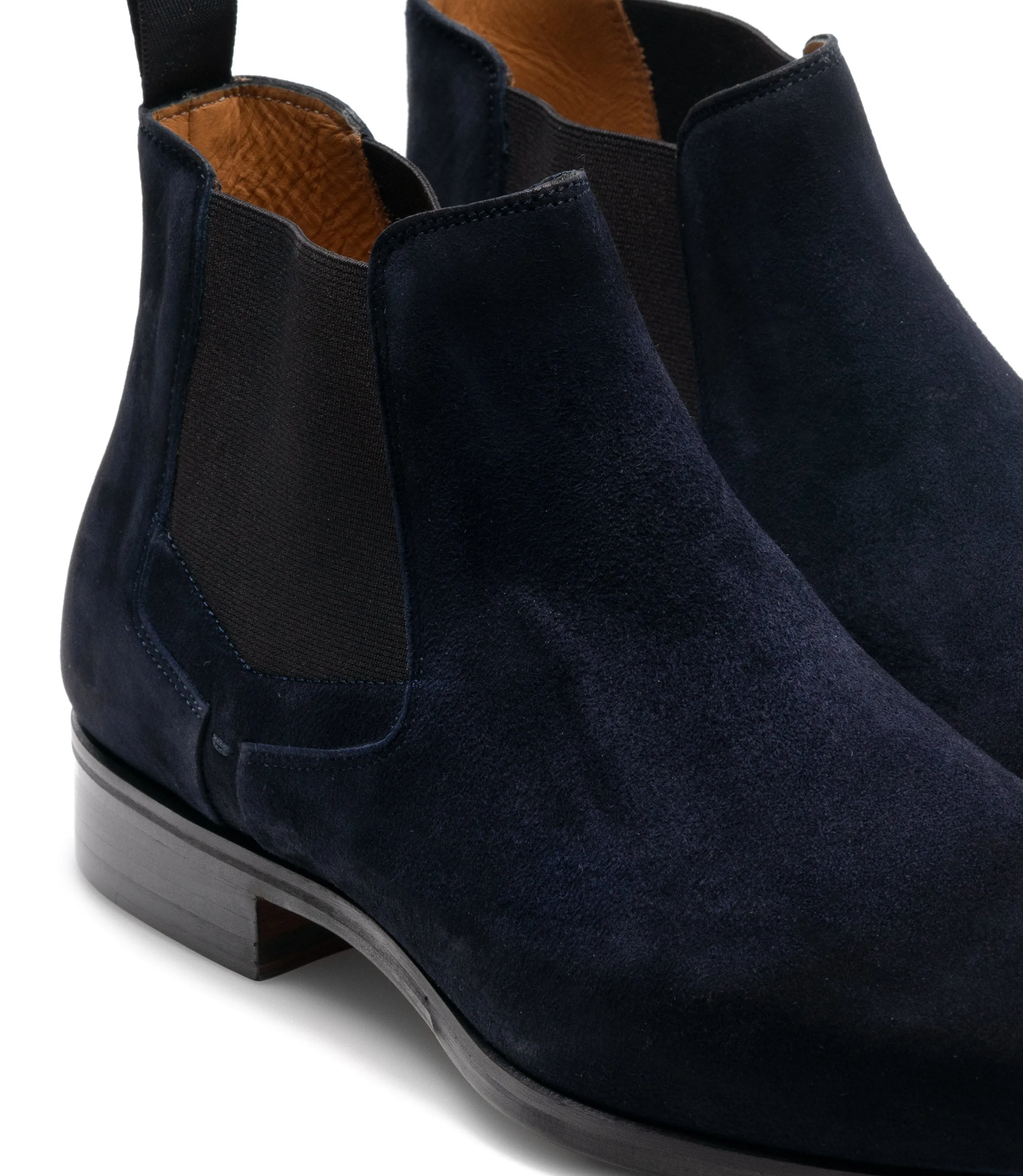 Navy Blue Suede Nantes Chelsea Boots sold by Costoso Italiano product image thumbnail 3