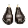 Flat Feet Shoes - Brown Leather Paveley Brogue Oxfords with Arch Support sold by Costoso Italiano