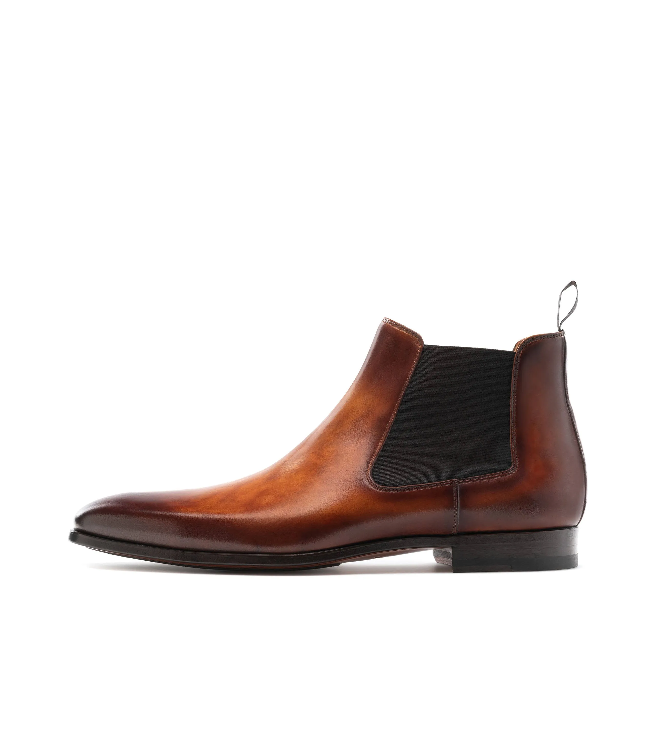 Flat Feet Shoes - Tan Leather Fenland Slip On Chelsea Boots sold by Costoso Italiano product image thumbnail 3