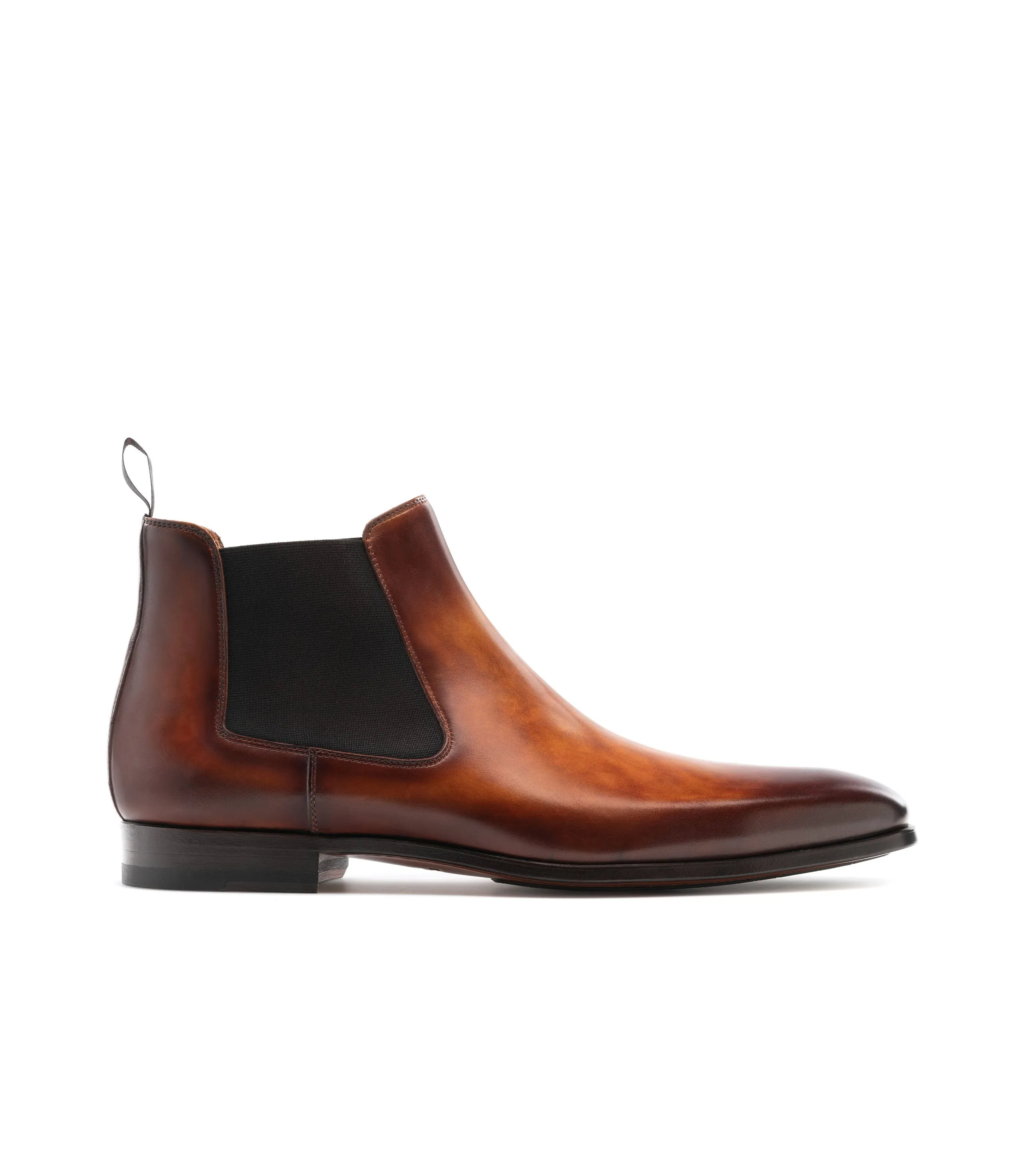 Flat Feet Shoes - Tan Leather Fenland Slip On Chelsea Boots sold by Costoso Italiano product image thumbnail 2