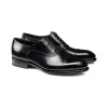 Black Suede Leather Woodford Balmoral Toe Cap Oxfords - Formal Shoes sold by Costoso Italiano
