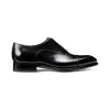 Black Suede Leather Woodford Balmoral Toe Cap Oxfords - Formal Shoes sold by Costoso Italiano