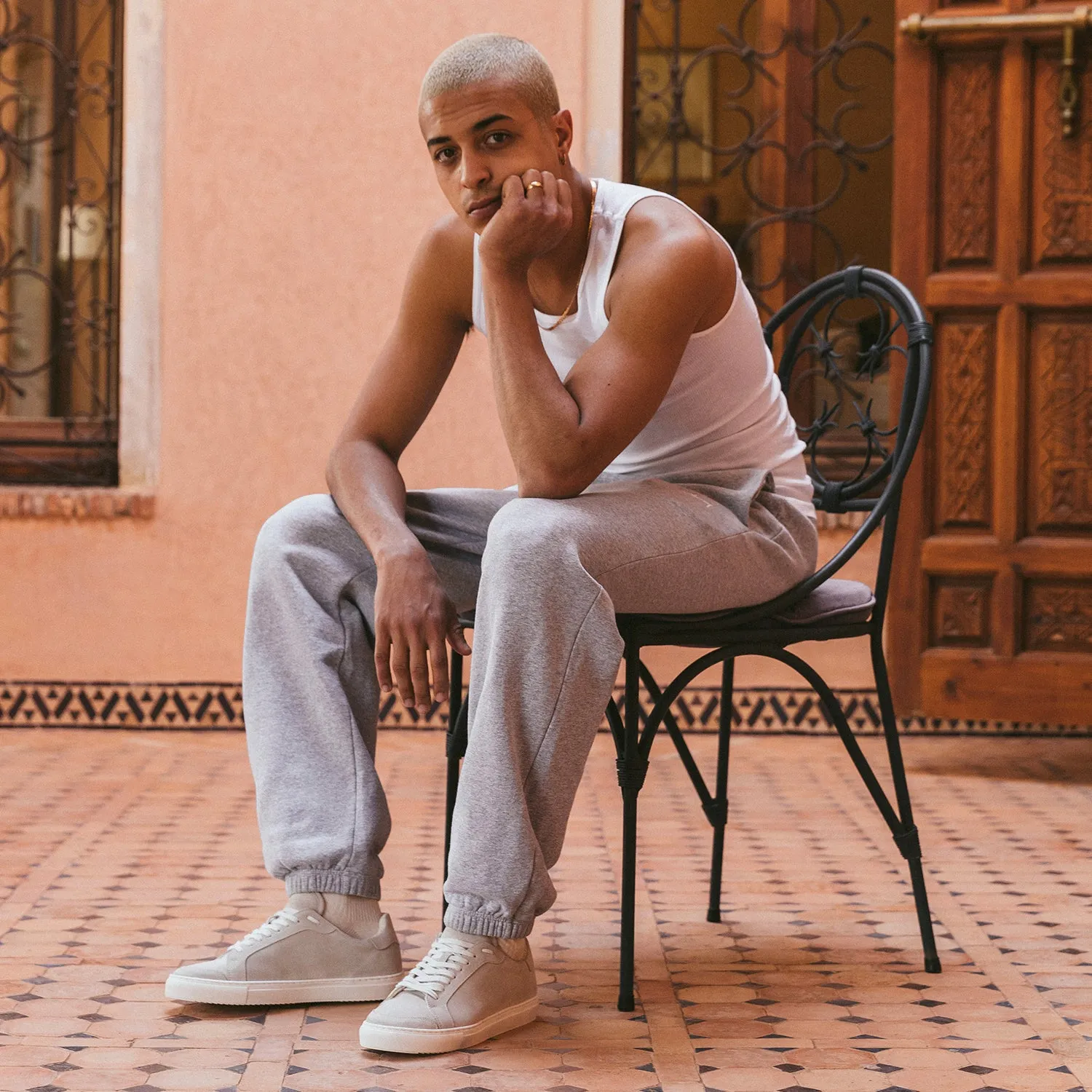 Grey Suede Leather Irresistibile With White Sole Sneakers sold by Costoso Italiano product image thumbnail 3