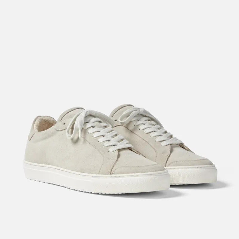 Grey Suede Leather Irresistibile With White Sole Sneakers sold by Costoso Italiano