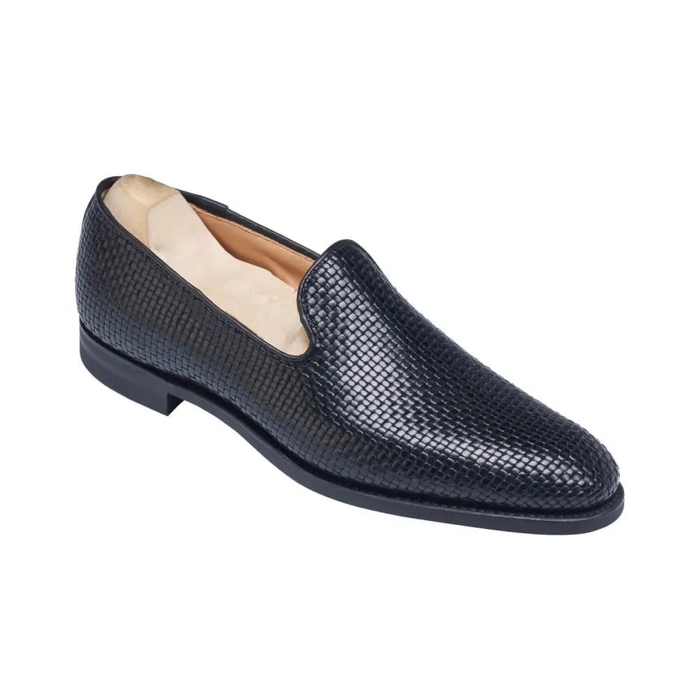 Flat Feet Shoes - Black Leather Bexley Loafers with Arch Support sold by Costoso Italiano