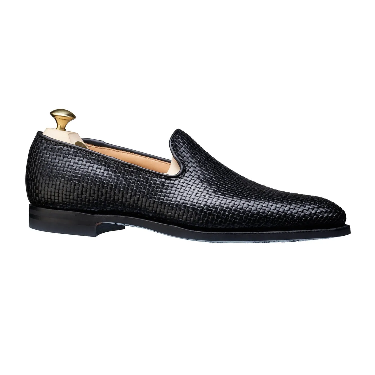 Flat Feet Shoes - Black Leather Bexley Loafers with Arch Support sold by Costoso Italiano product image thumbnail 2