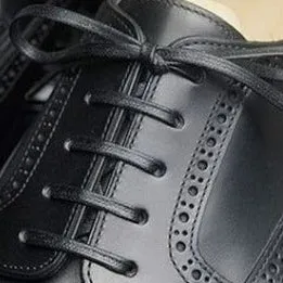 Black Flat Dress Shoes Laces sold by Costoso Italiano