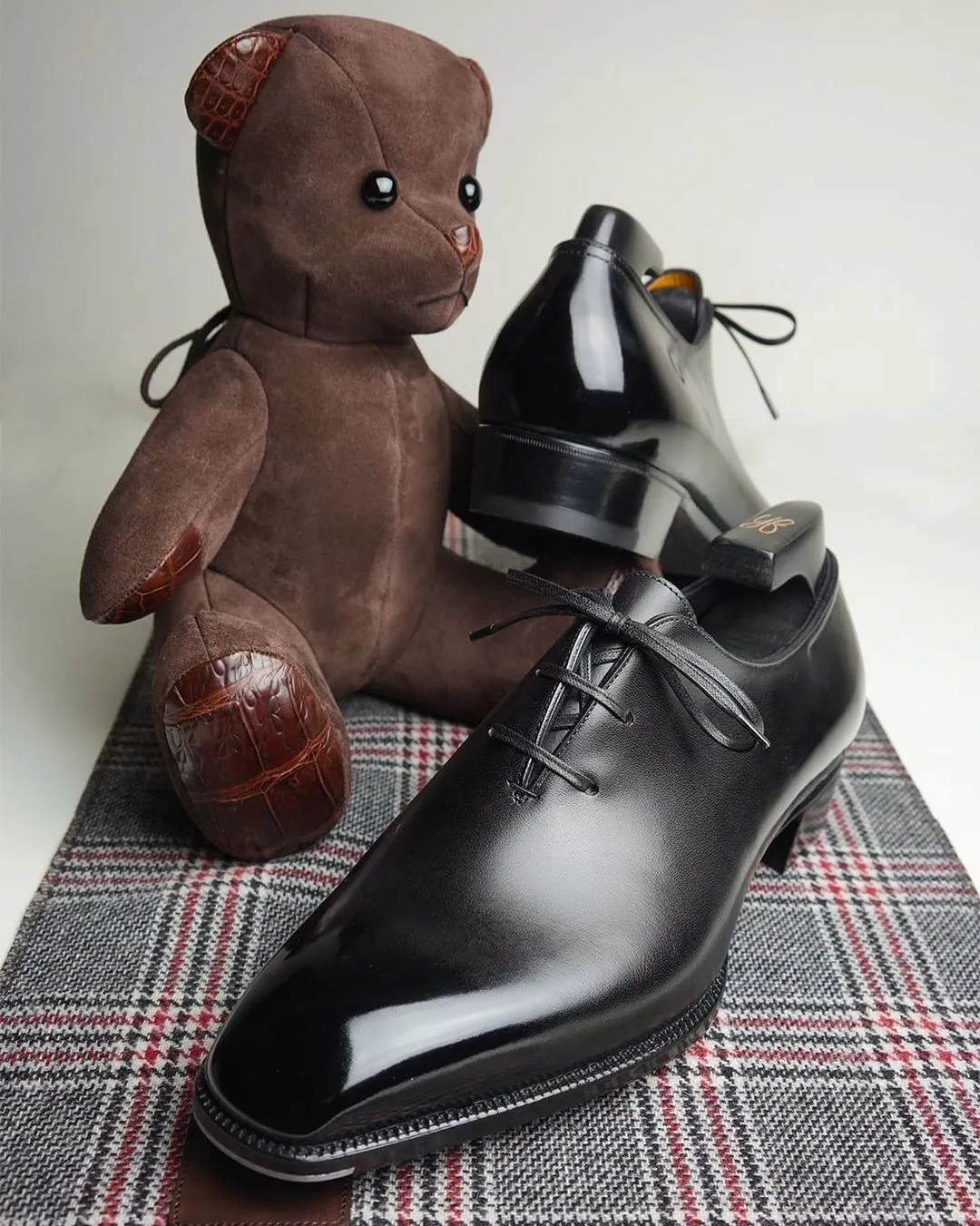 Black Leather Eulalie Whole Cut Oxfords - Formal Shoes - SS23 sold by Costoso Italiano