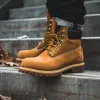 Tan Leather Arazzo Ankle Rugged Lace Up Combat Hiking Boots with Honey Chunky Track Sole sold by Costoso Italiano
