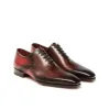 Height Increasing Red & Brown Leather Cobar Oxfords Shoes sold by Costoso Italiano