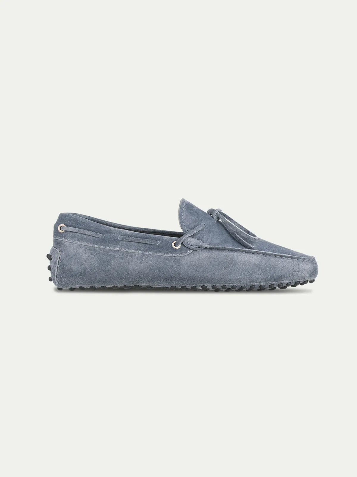 Light Blue Suede Ophelia Driving Loafers - AW24 sold by Costoso Italiano product image thumbnail 2