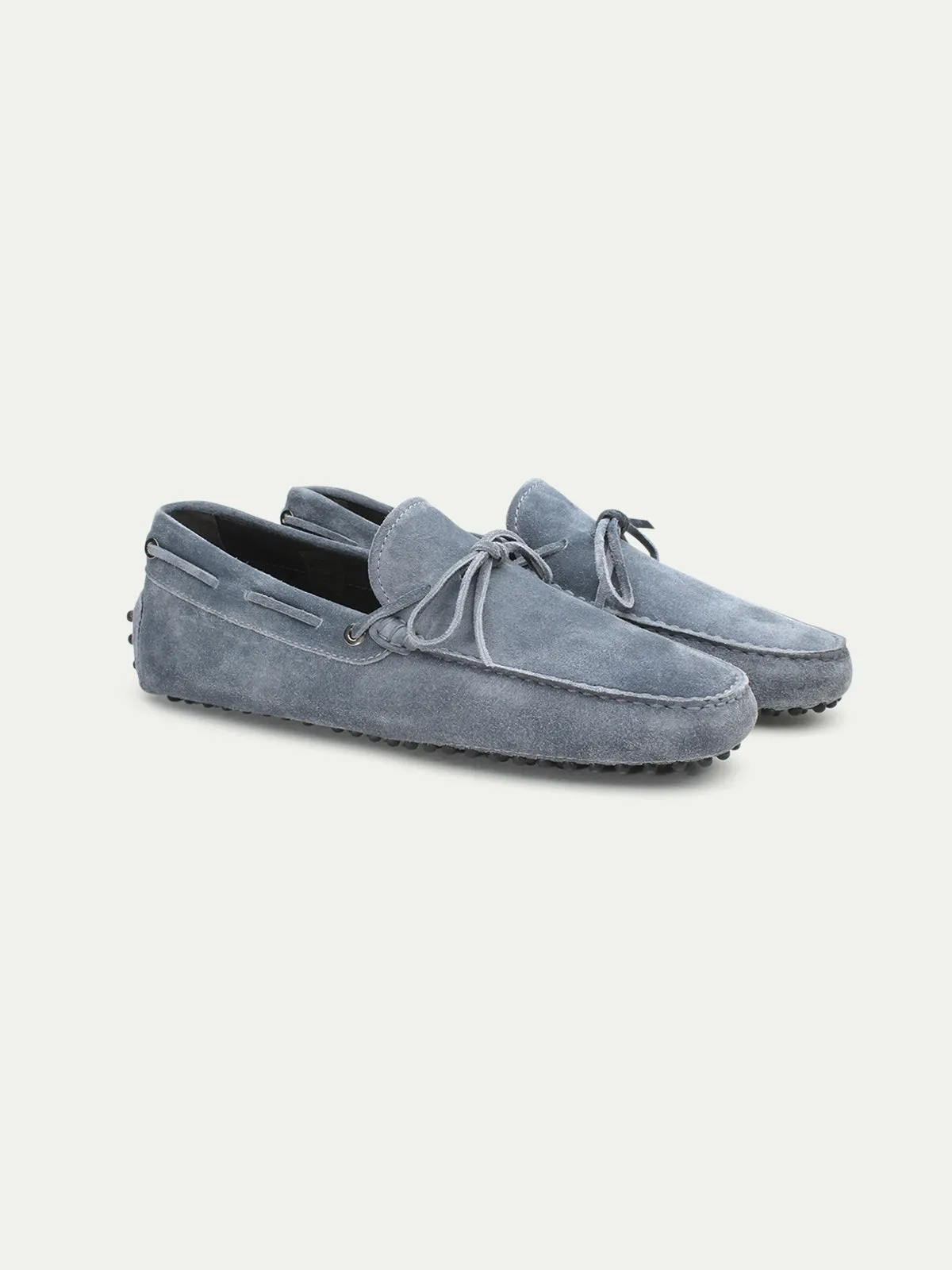 Light Blue Suede Ophelia Driving Loafers - AW24 sold by Costoso Italiano product image thumbnail 4