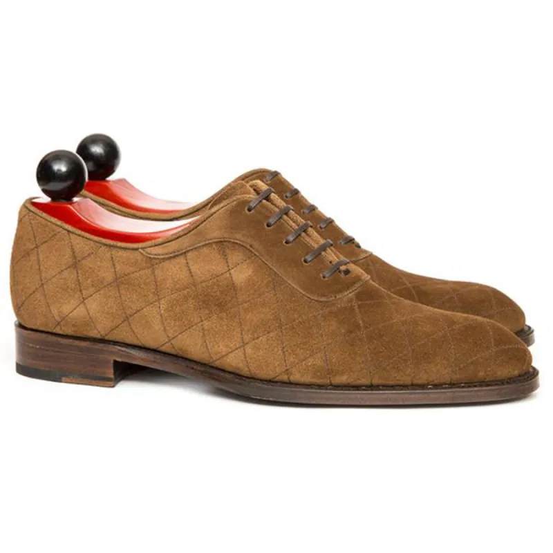 Tan Suede Copnor Oxfords sold by Costoso Italiano