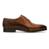 Flat Feet Shoes - Tan & Brown Leather Darien Brogue Oxfords with Arch Support sold by Costoso Italiano