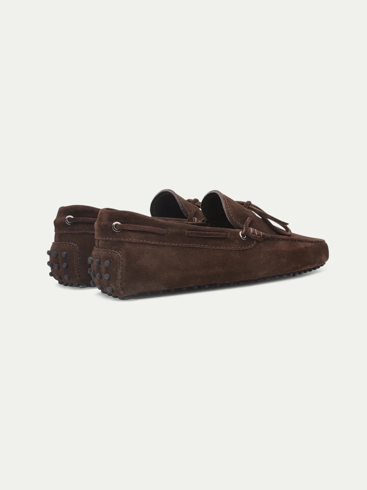 Brown Suede Ophelia Driving Loafers - AW24 sold by Costoso Italiano product image thumbnail 4