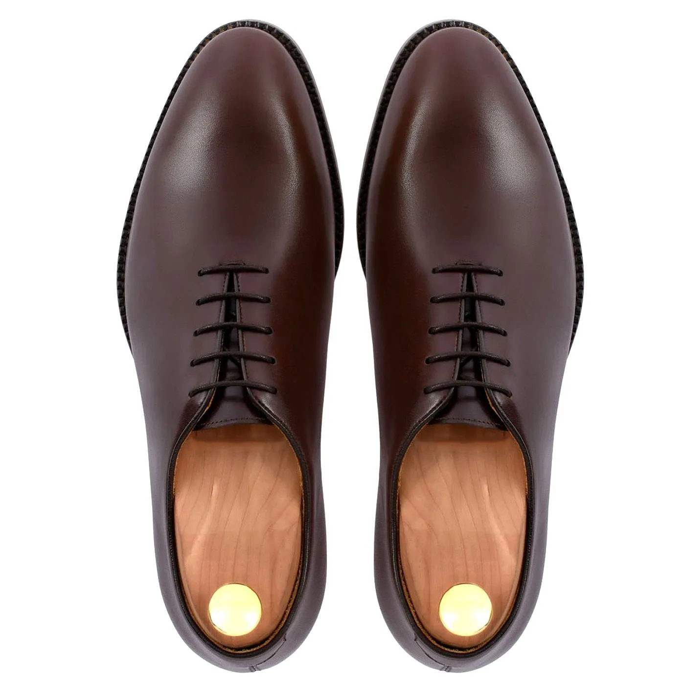 Flat Feet Shoes - Brown Leather Drayton One Cut Oxfords with Arch Support sold by Costoso Italiano product image thumbnail 3